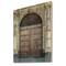 Designart - Old Door in Catania, Italy - Vintage Print on Natural Pine Wood